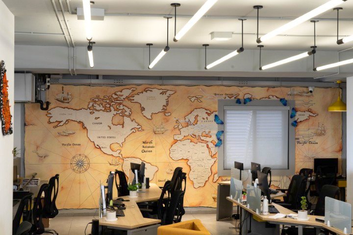 Exploration — Acrylic Paint — 96 " x 180 "