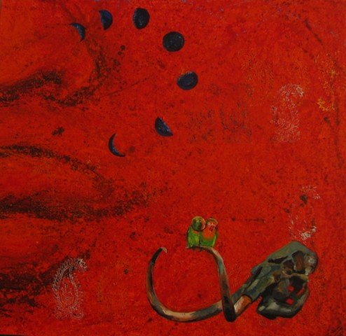 Shakti - acrylic on canvas - 36" x 36"